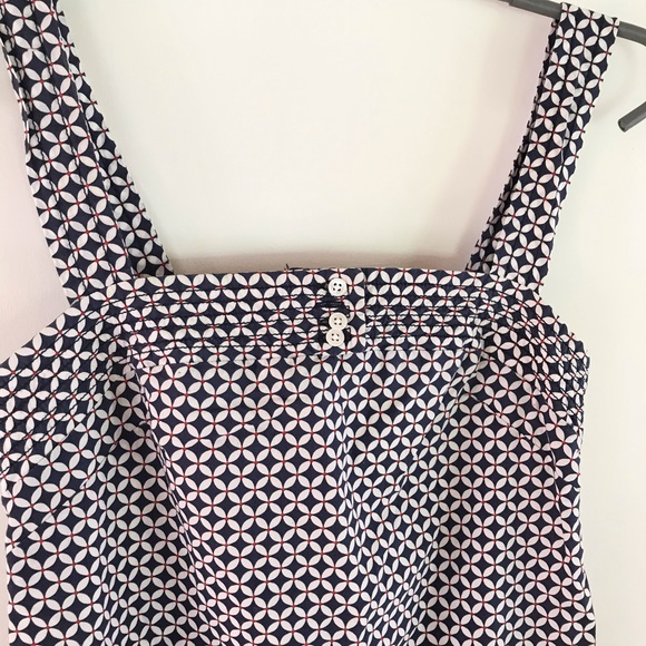 J Crew/ Cotton  Print dress - Picture 2 of 5